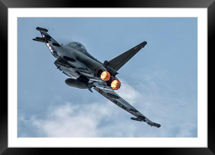 2017 RAF Typhoon Display Framed Mounted Print by J Biggadike