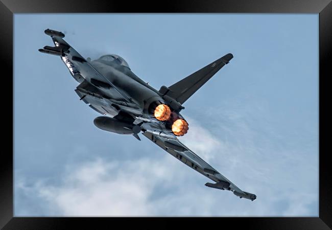2017 RAF Typhoon Display Framed Print by J Biggadike