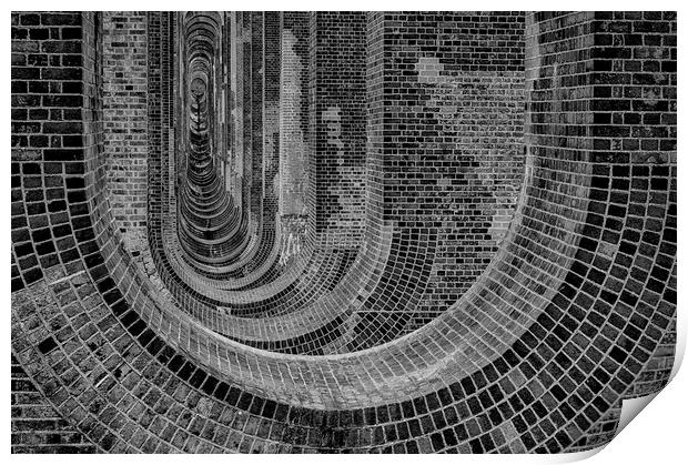 Mono Viaduct Print by Charlotte Moon
