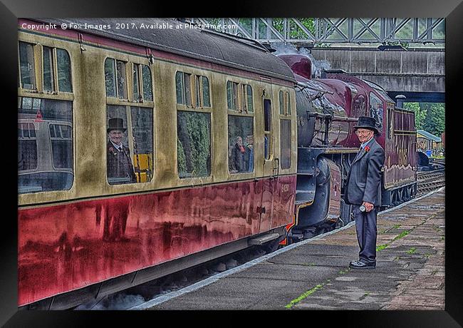 HDR of east lancs railway Framed Print by Derrick Fox Lomax