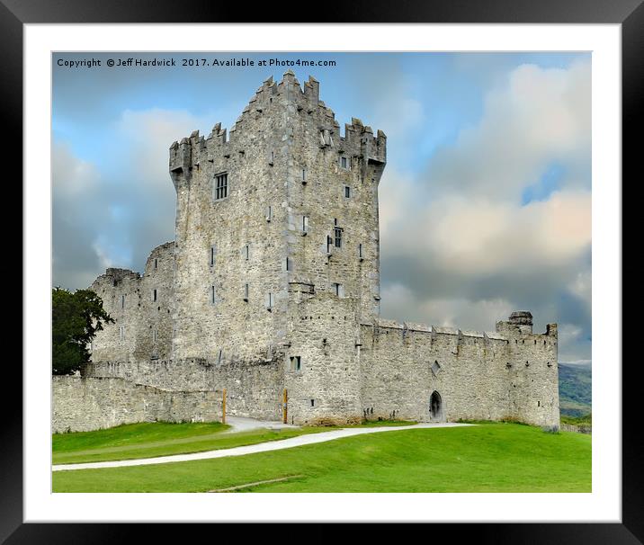 Ross castle Killarney Ireland Framed Mounted Print by Jeff Hardwick