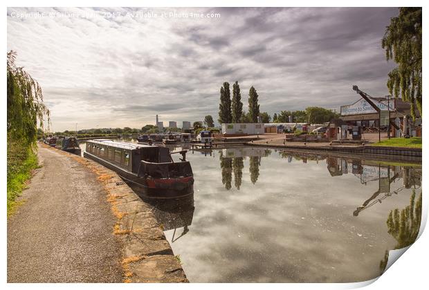 Sawley Marina Print by Brian Fagan