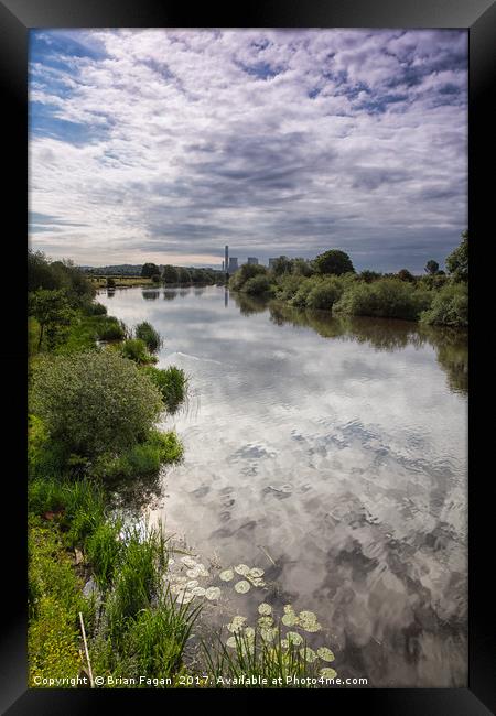 The River Trent Framed Print by Brian Fagan