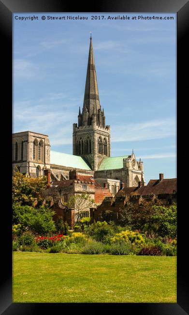Chichester Cathedral Framed Print by Stewart Nicolaou