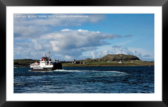 Iona Island Framed Mounted Print by Chris Thaxter