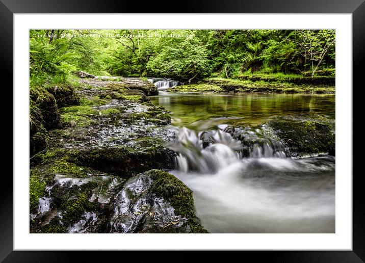 Waterfall Country Framed Mounted Print by Dan Davidson