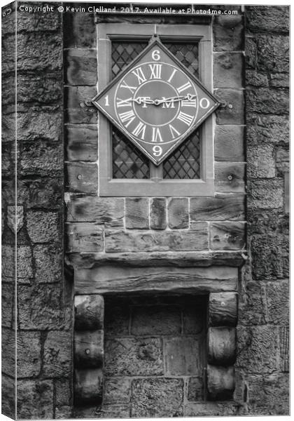The Clock Canvas Print by Kevin Clelland