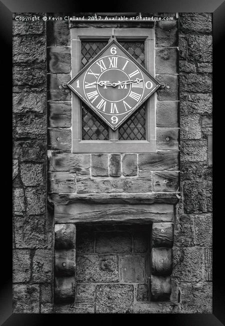 The Clock Framed Print by Kevin Clelland