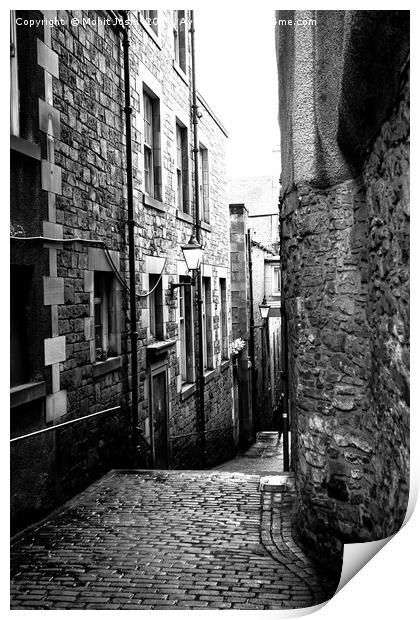 Empty passage in Edinburgh Print by Mohit Joshi