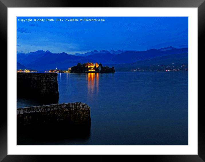 Isola Bella           Framed Mounted Print by Andy Smith