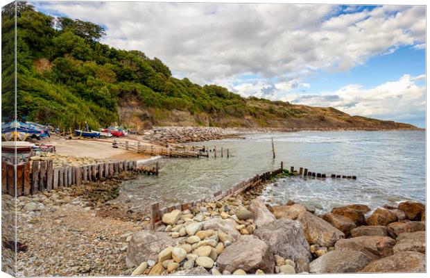 Castlehaven Isle Of Wight Canvas Print by Wight Landscapes