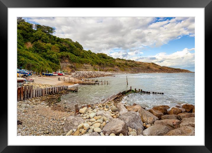Castlehaven Isle Of Wight Framed Mounted Print by Wight Landscapes