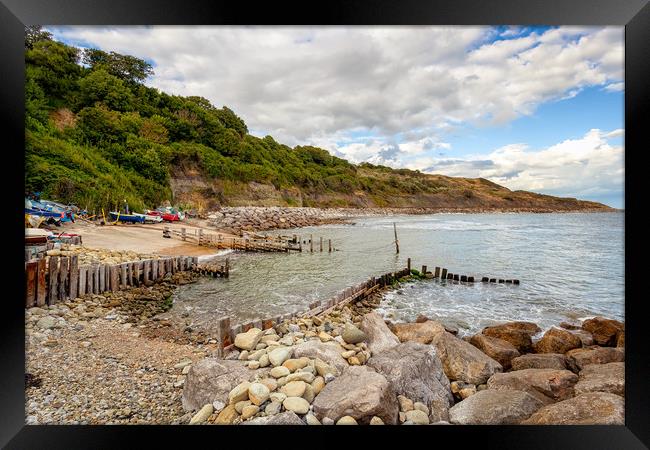 Castlehaven Isle Of Wight Framed Print by Wight Landscapes