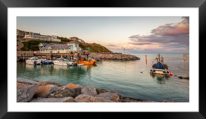 Ventnor Haven Isle Of Wight Framed Mounted Print by Wight Landscapes