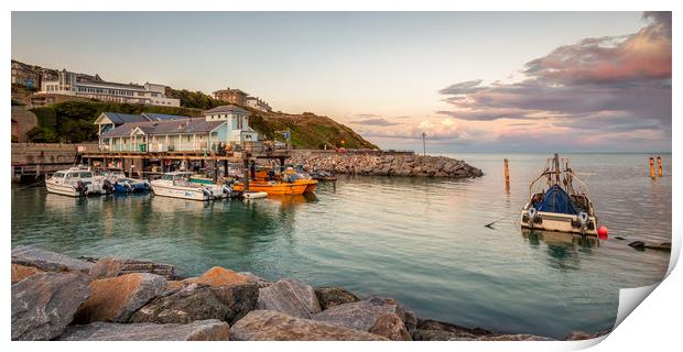 Ventnor Haven Isle Of Wight Print by Wight Landscapes
