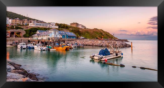 Ventnor Haven Isle Of Wight Framed Print by Wight Landscapes