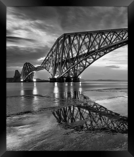 Forth Rail Bridge Framed Print by Angela H