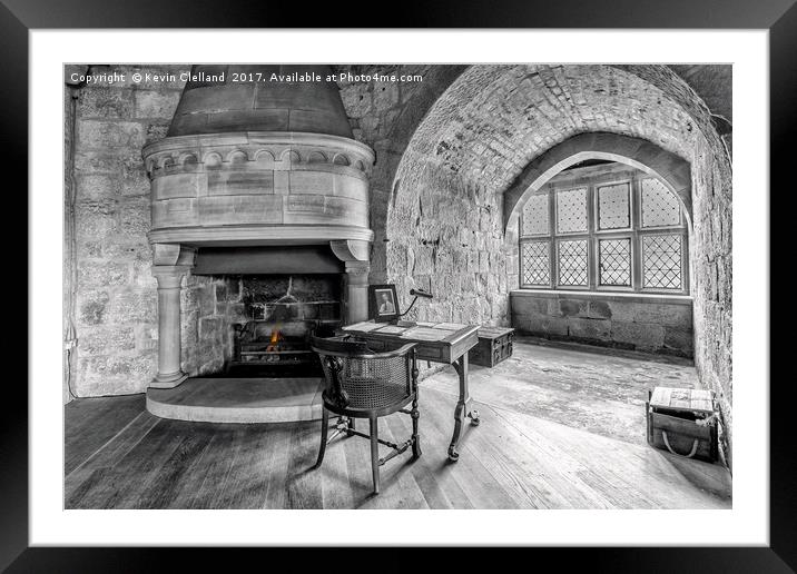 The Fire Place Framed Mounted Print by Kevin Clelland