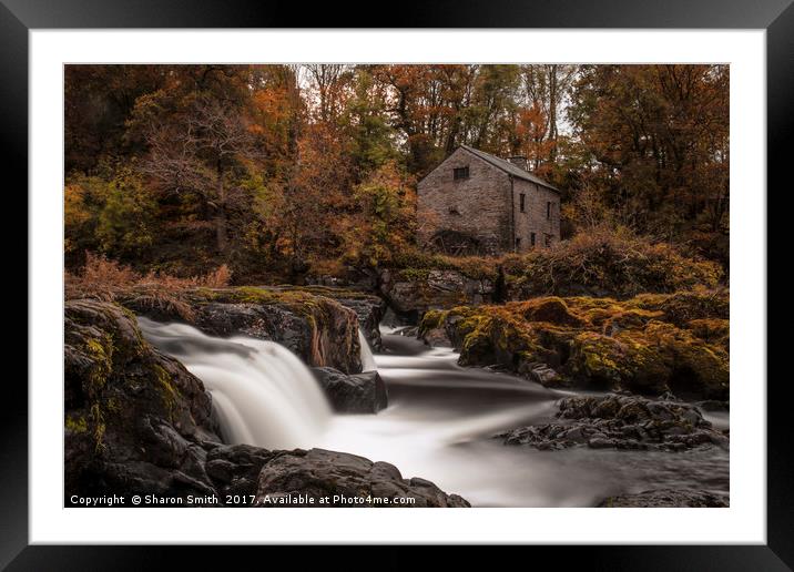Watermill cottage Framed Mounted Print by Sharon Smith