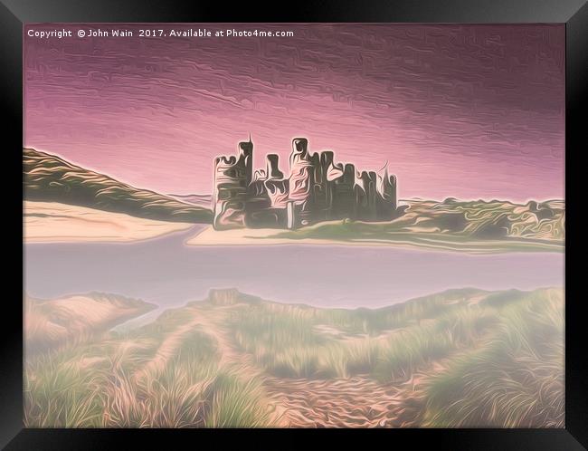 Conwy Castle (Digital Art) Framed Print by John Wain