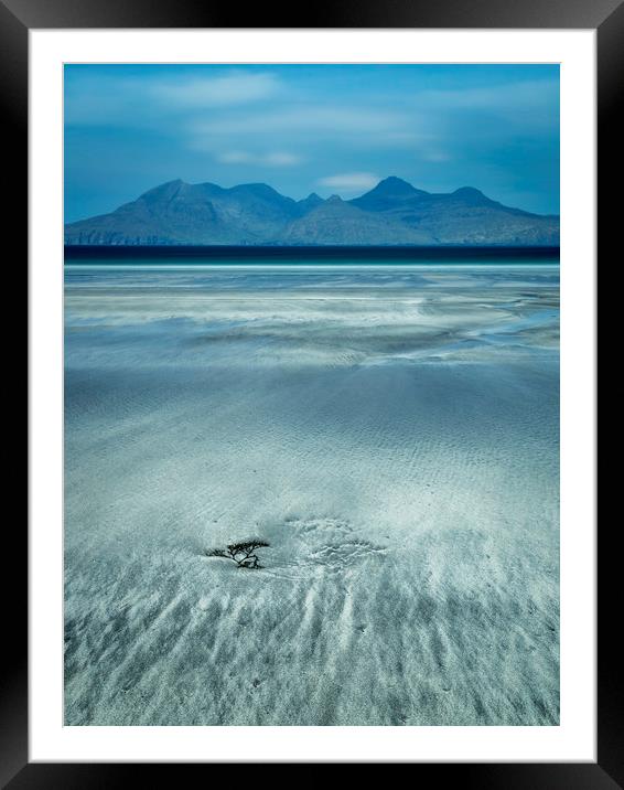 Eigg shoreline Framed Mounted Print by Chris Rafferty