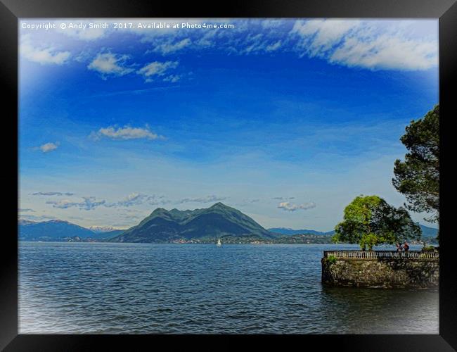 Lake Maggiore           Framed Print by Andy Smith
