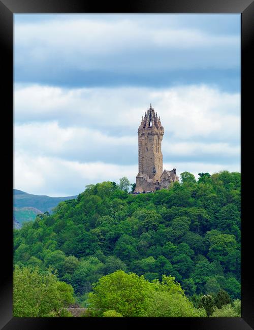The National Wallace Monument. Framed Print by Tommy Dickson