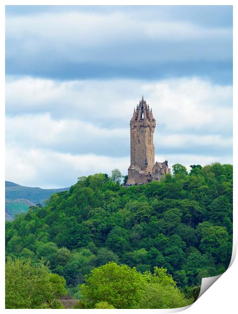 The National Wallace Monument. Print by Tommy Dickson