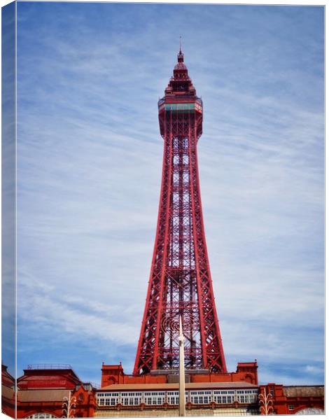 Blackpool Tower     Canvas Print by Victor Burnside
