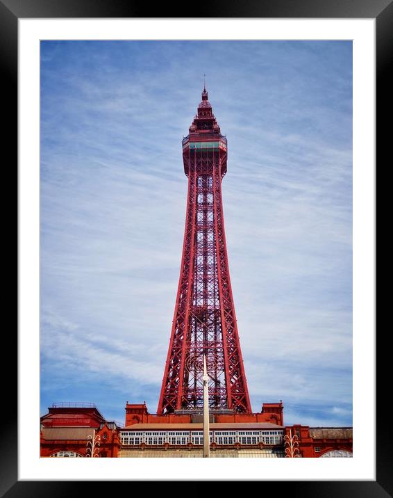 Blackpool Tower     Framed Mounted Print by Victor Burnside