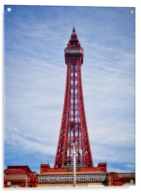 Blackpool Tower     Acrylic by Victor Burnside