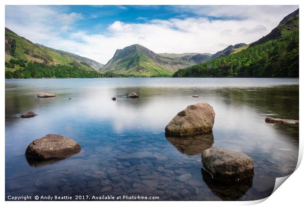 Buttermere, Cumbria Print by Andy Beattie