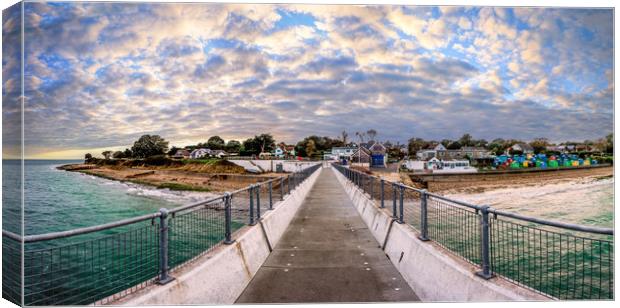 Bembridge Lifeboat Station Pier Isle Of Wight Canvas Print by Wight Landscapes