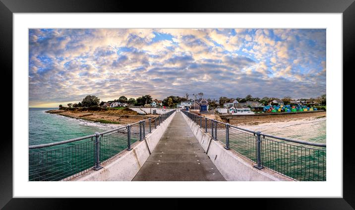 Bembridge Lifeboat Station Pier Isle Of Wight Framed Mounted Print by Wight Landscapes