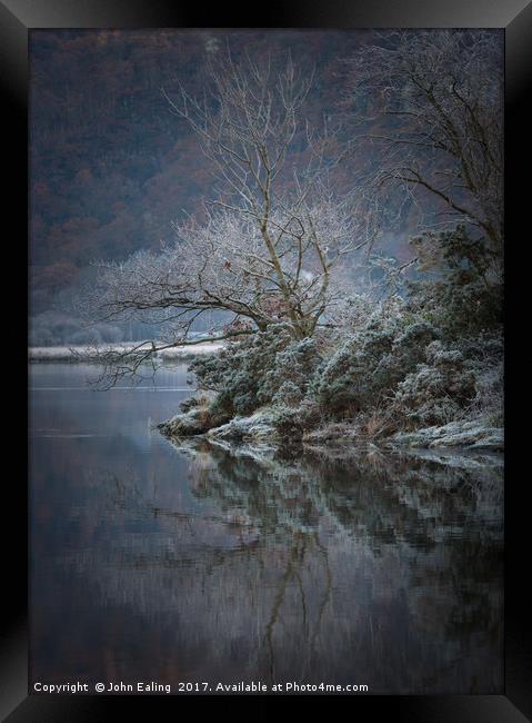 Frozen Framed Print by John Ealing