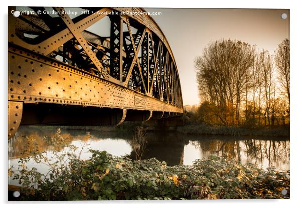 Bridge the Thames Acrylic by Gordon Bishop