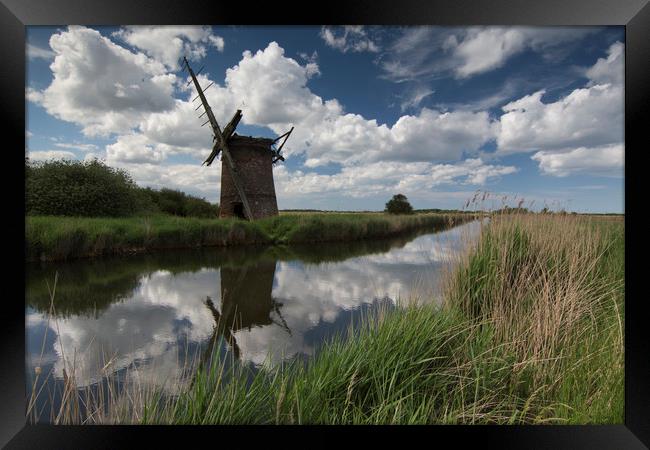 Brograve Windmill Framed Print by Mark Hawkes