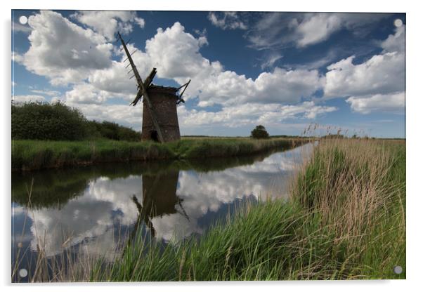 Brograve Windmill Acrylic by Mark Hawkes