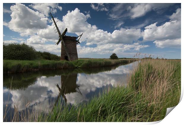 Brograve Windmill Print by Mark Hawkes