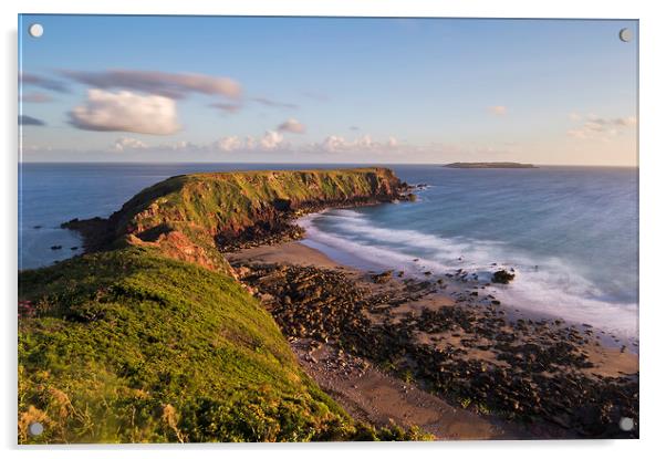 Gateholm Island Acrylic by Sandra Kepkowska