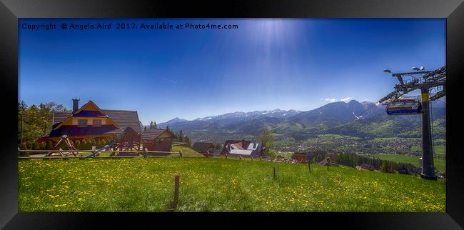 Tatra Mountains. Framed Print by Angela Aird