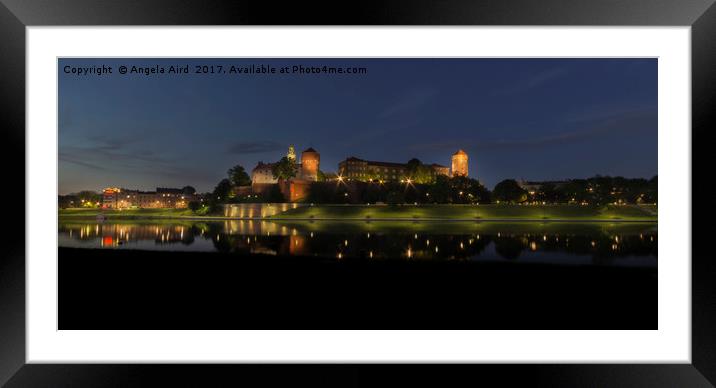 The Royal Castle. Framed Mounted Print by Angela Aird