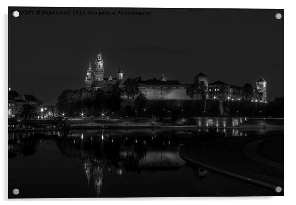 Wawel. Acrylic by Angela Aird
