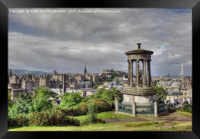 Calton Hill, Edinburgh, Scotland Framed Print by ALBA PHOTOGRAPHY