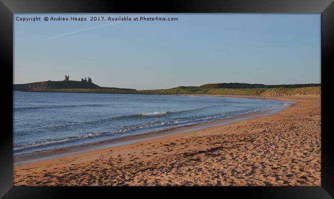 Embleton Beach Framed Print by Andrew Heaps