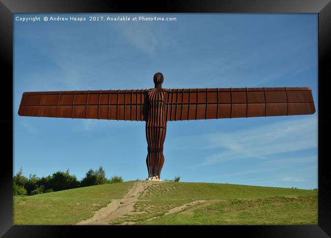  Angel of the North           Framed Print by Andrew Heaps