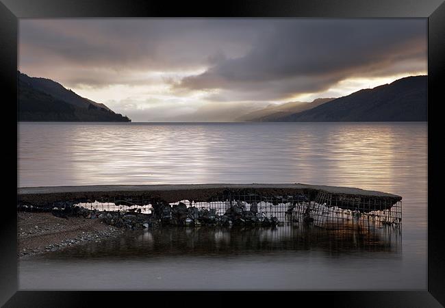 A Loch Ness Sunrise Framed Print by Steve Glover