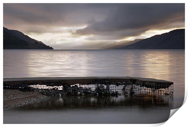 A Loch Ness Sunrise Print by Steve Glover