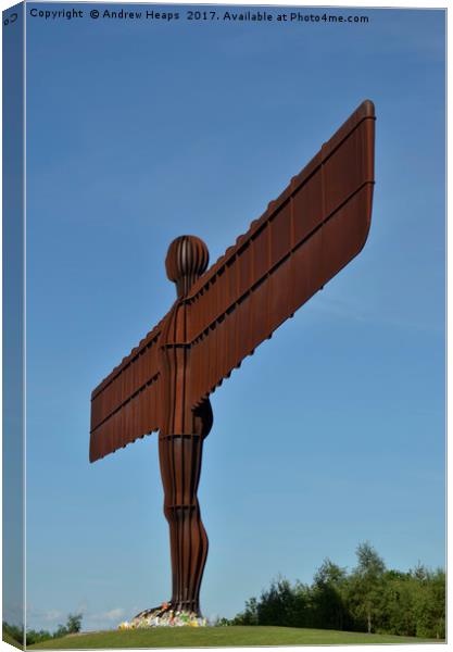 Angel of the north Canvas Print by Andrew Heaps
