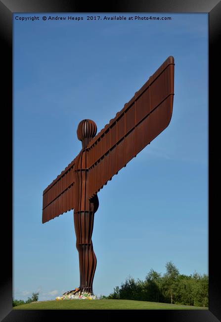 Angel of the north Framed Print by Andrew Heaps